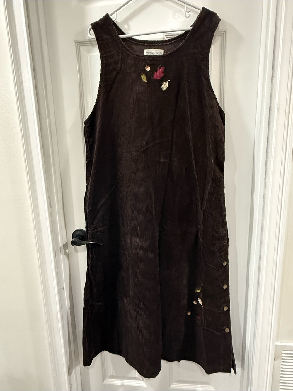 Vintage Mandal Bay Dress Embroidery Maxi